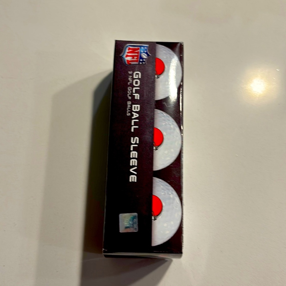 NFL Cleveland Browns Football Team Golf Balls 3 Pack (NWT)